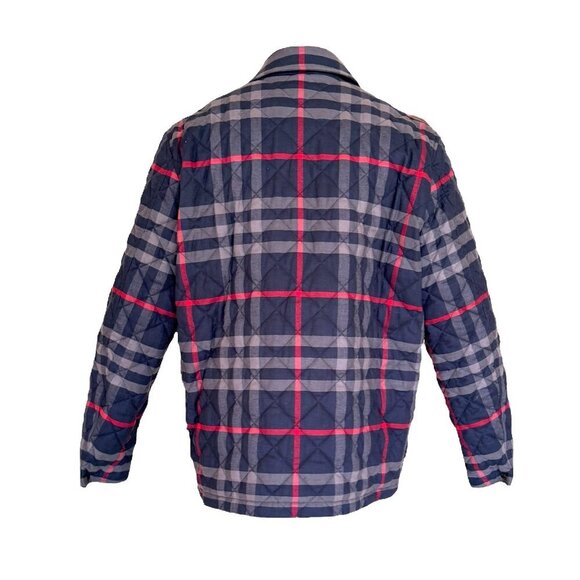 Burberry Forres Men's Navy IP Check Organic Cotton Jacket, Runs large, S, M, L - Picture 6 of 12